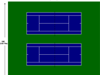 Double Tennis Court
