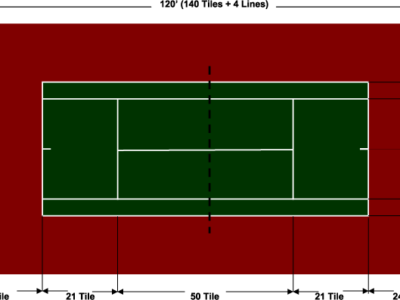 Standard Tennis Court