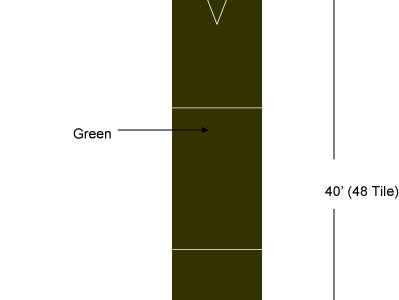 10′ X 40′ Shuffleboard Court