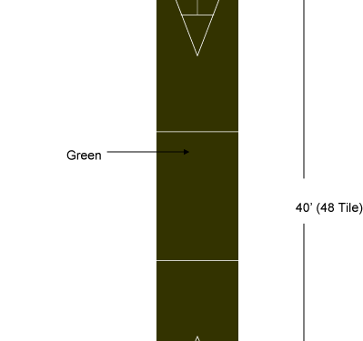 10′ X 40′ Shuffleboard Court