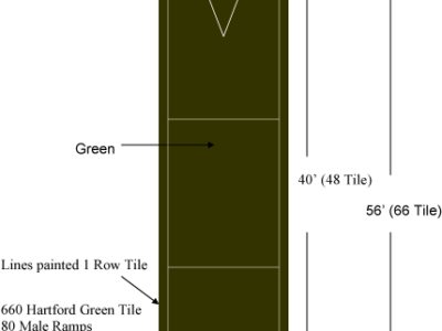 8′ X 56′ Shuffleboard Court