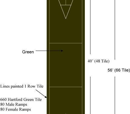 8′ X 56′ Shuffleboard Court